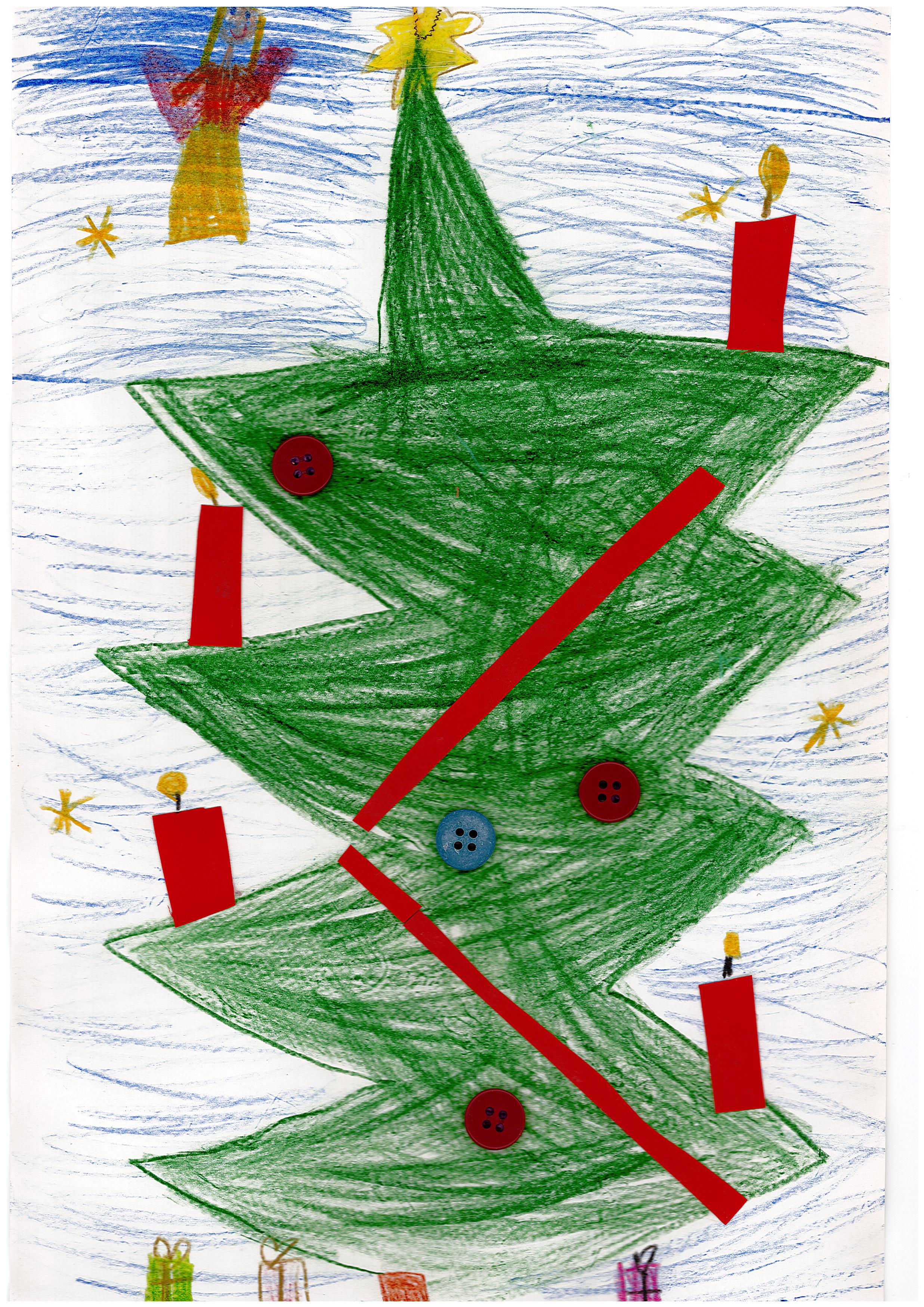 Weihnachtsbaum eines Vorschulkindes, 2022